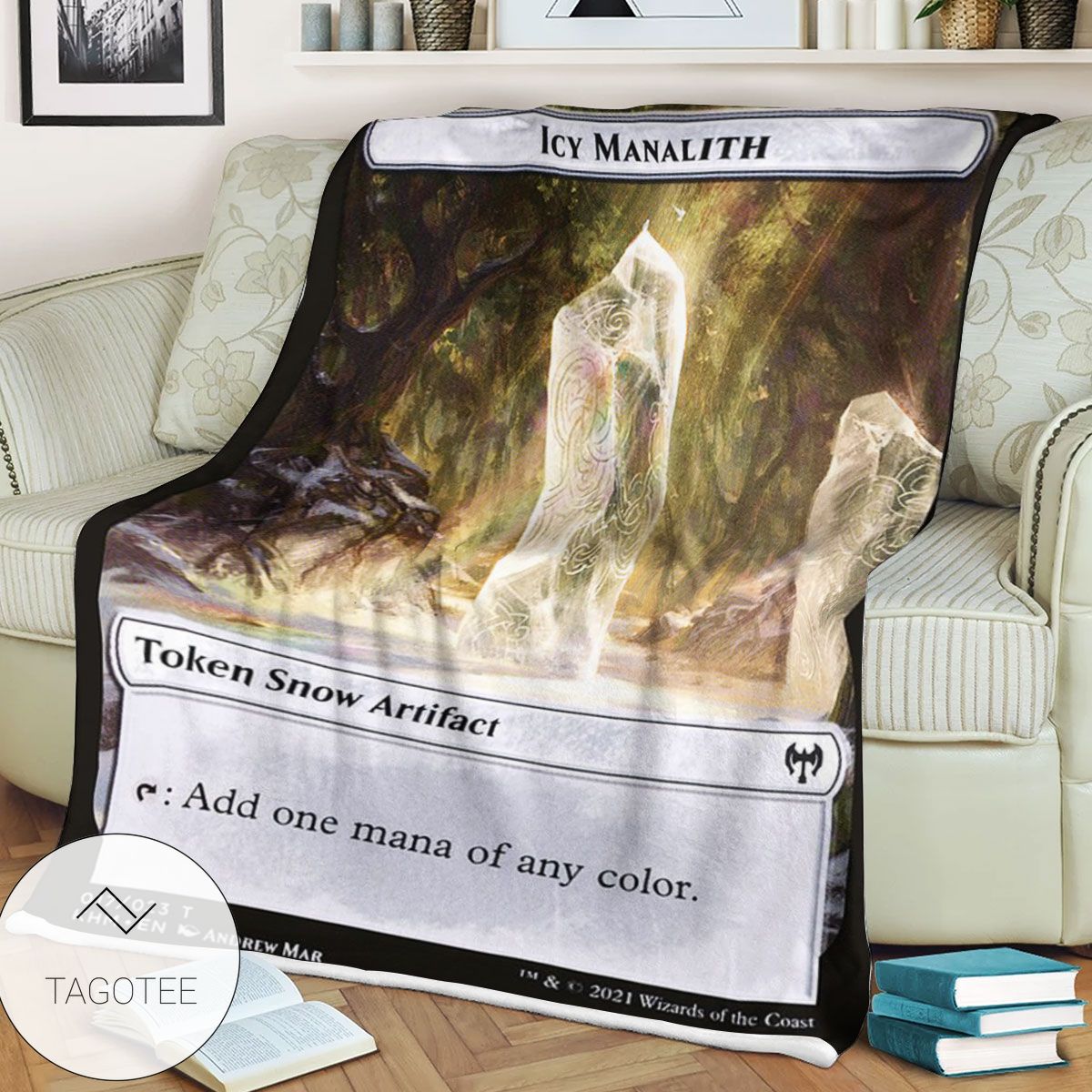 Tkhm 17 Icy Manalith Mtg Game Magic The Gathering Blanket Tkhm 17 Icy Manalith Mtg Game Magic The Gathering Blanket