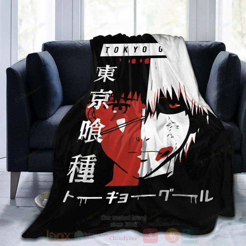Tokyo Ghoul Ken Kaneki Blanket Tokyo Ghoul Ken Kaneki Blanket