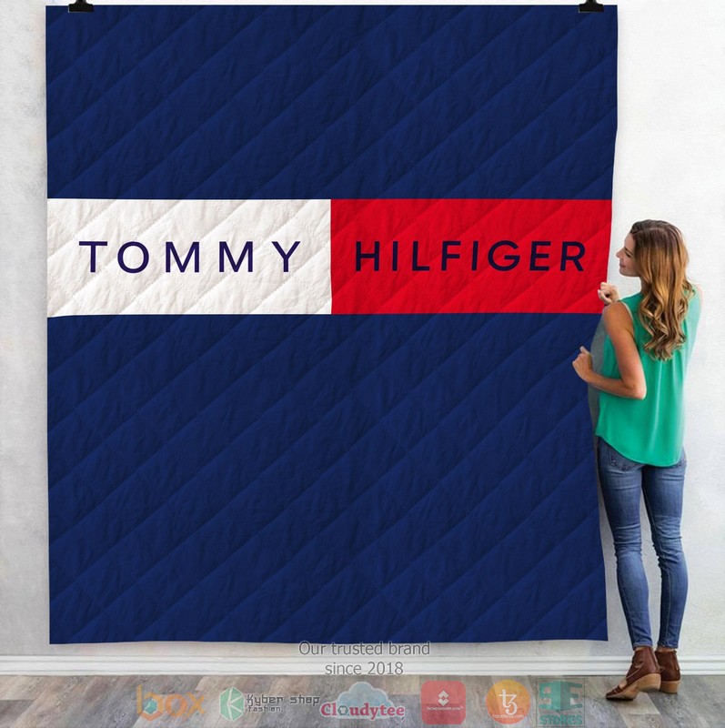 Tommy Hilfiger Navy Quilt Blanket Tommy Hilfiger Navy Quilt Blanket