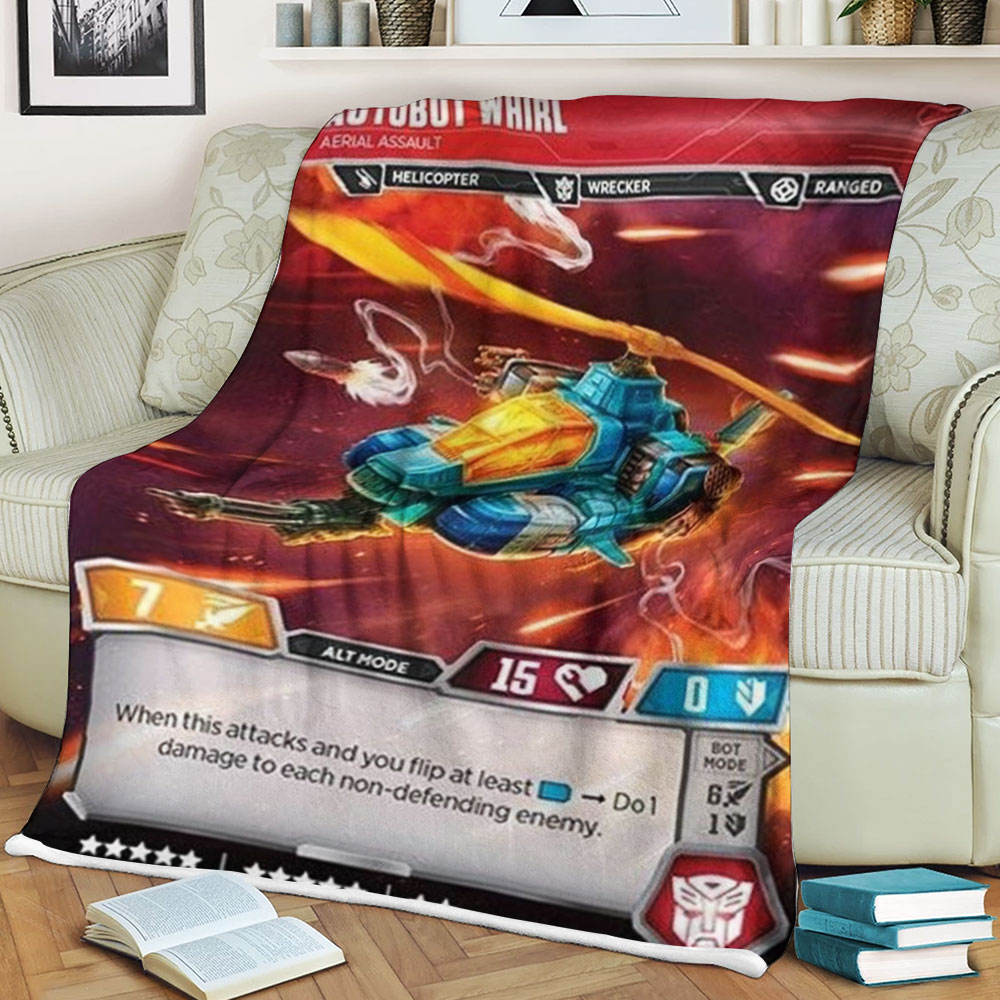 Transformers Autobot Whirl Blanket Transformers Autobot Whirl Blanket