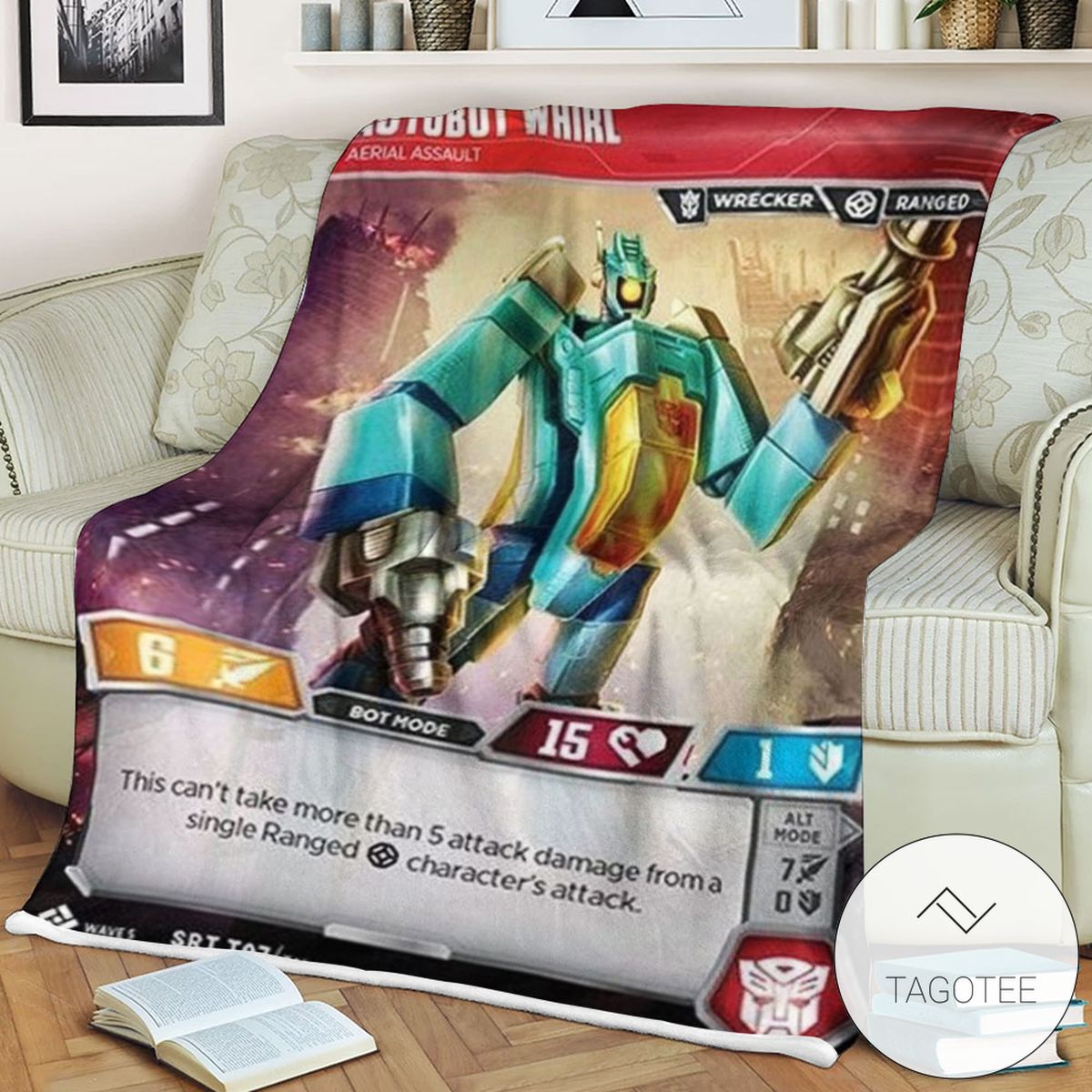 Transformers Autobot Whirl Sherpa Blanket 2 Transformers Autobot Whirl Sherpa Blanket 2