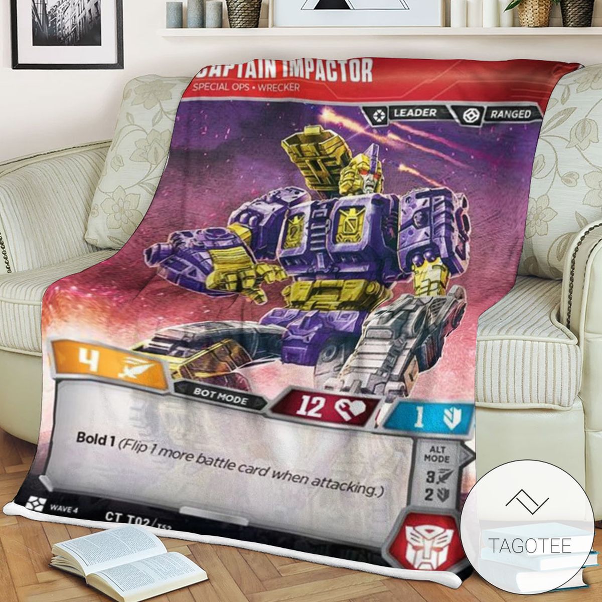 Transformers Captain Impactor Special Ops Wrecker 2 Sherpa Blanket Transformers Captain Impactor Special Ops Wrecker 2 Sherpa Blanket