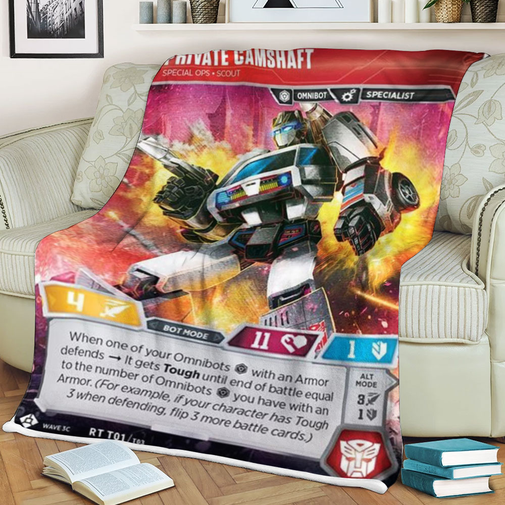 Transformers Private Camshaft Special Ops Scout Bot Mode Blanket Transformers Private Camshaft Special Ops Scout Bot Mode Blanket