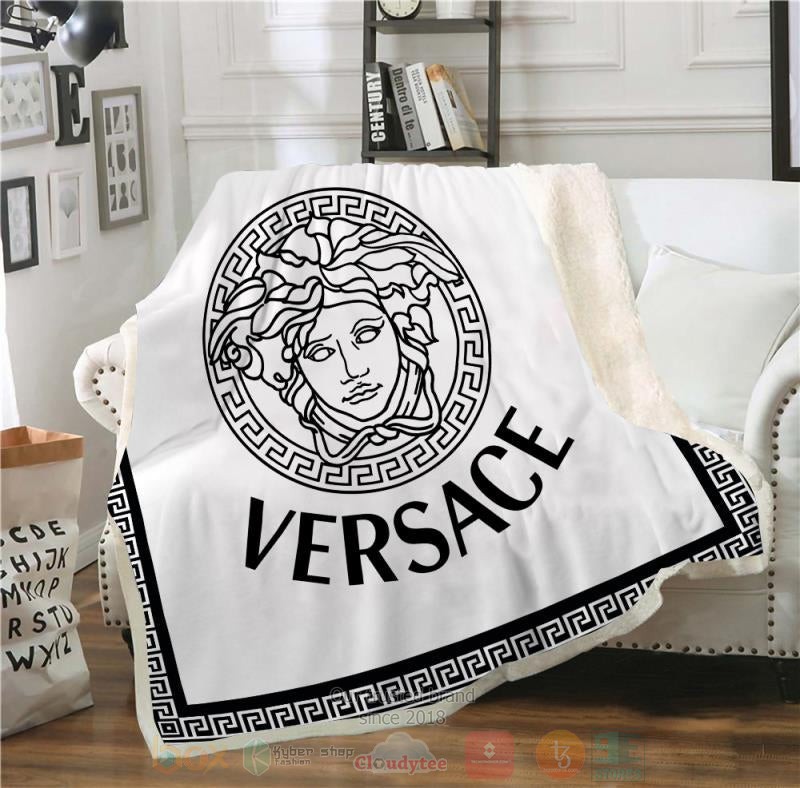 Versace Brand White Blanket Versace Brand White Blanket
