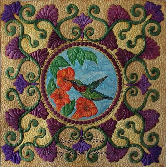 Vintage Hummingbird And Flower Full Printing Blanket Vintage Hummingbird And Flower Full Printing Blanket