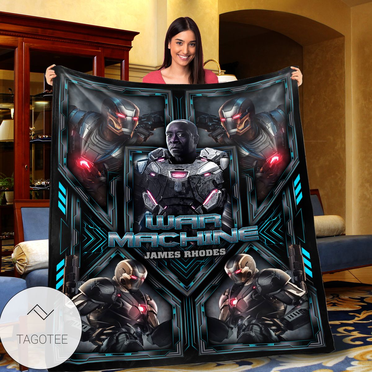 War Machine Marvel Hero Blanket War Machine Marvel Hero Blanket