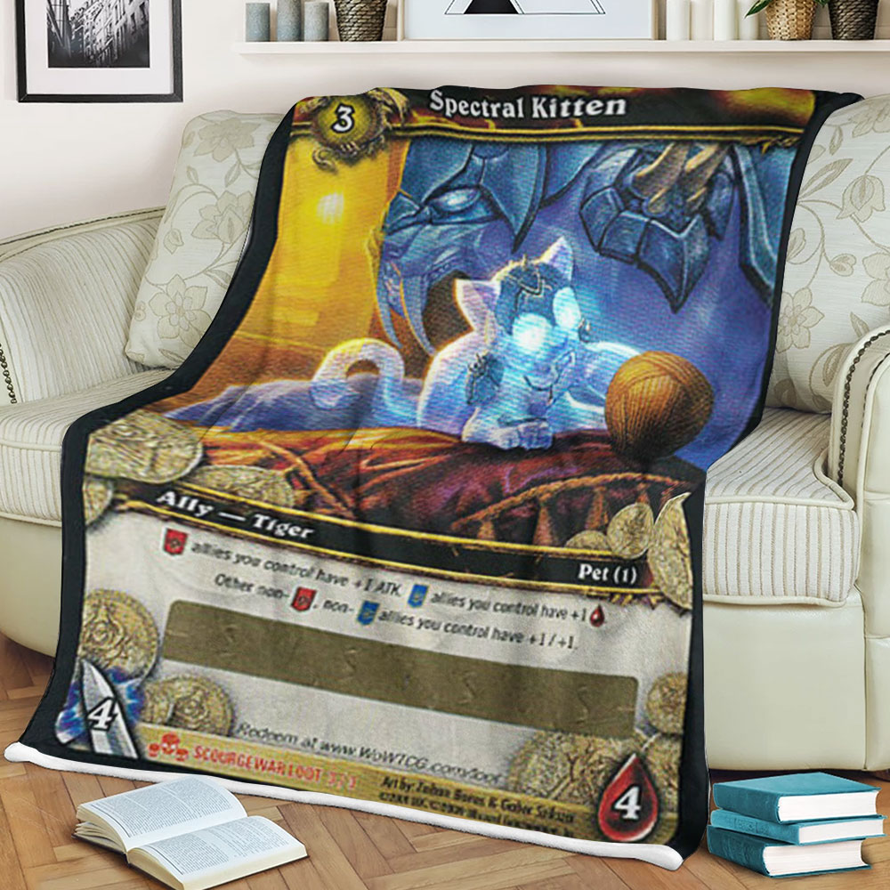 Wow Spectral Kitten Blanket Wow Spectral Kitten Blanket