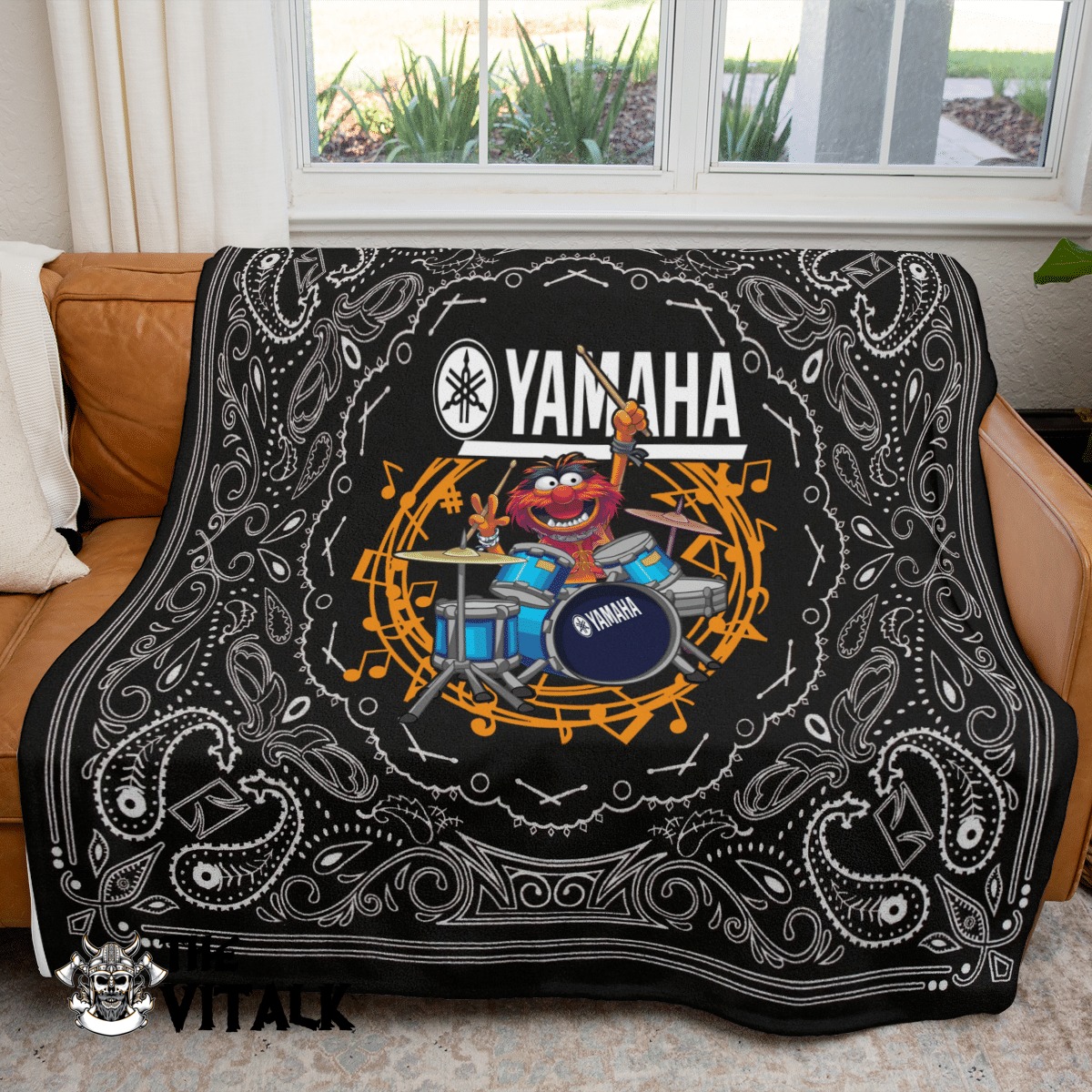 Yamaha Drums Animal The Muppet Fleece Blanket Yamaha Drums Animal The Muppet Fleece Blanket