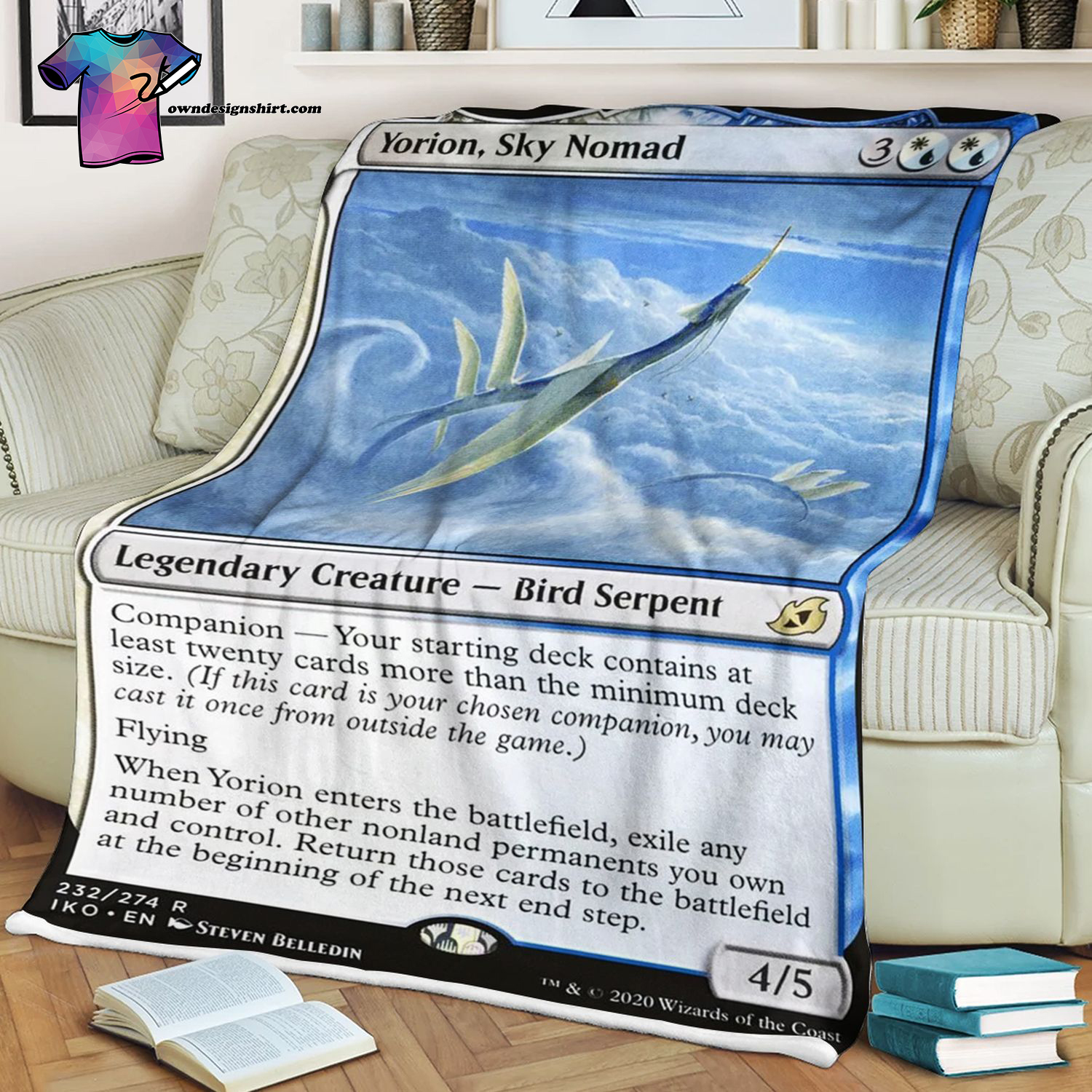 Yorion Sky Nomad Game Magic The Gathering Blanket Yorion Sky Nomad Game Magic The Gathering Blanket
