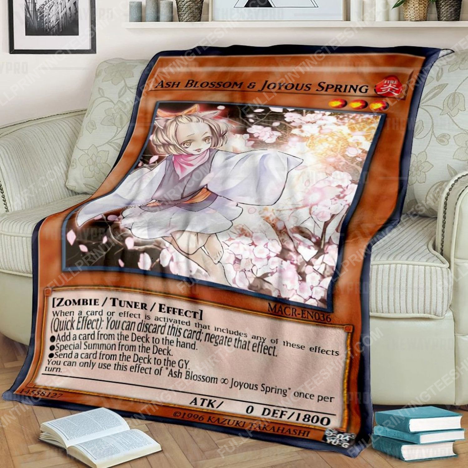 Yu Gi Oh Ash Blossom And Joyous Spring Soft Blanket Yu Gi Oh Ash Blossom And Joyous Spring Soft Blanket