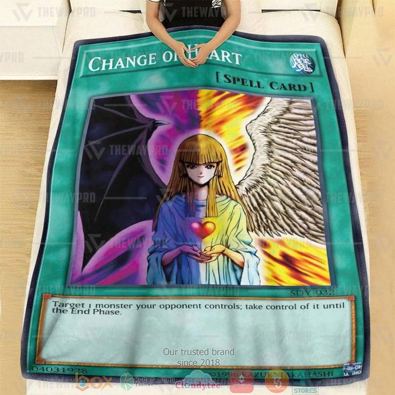 Yu Gi Oh Change Of Heart Soft Blanket Yu Gi Oh Change Of Heart Soft Blanket