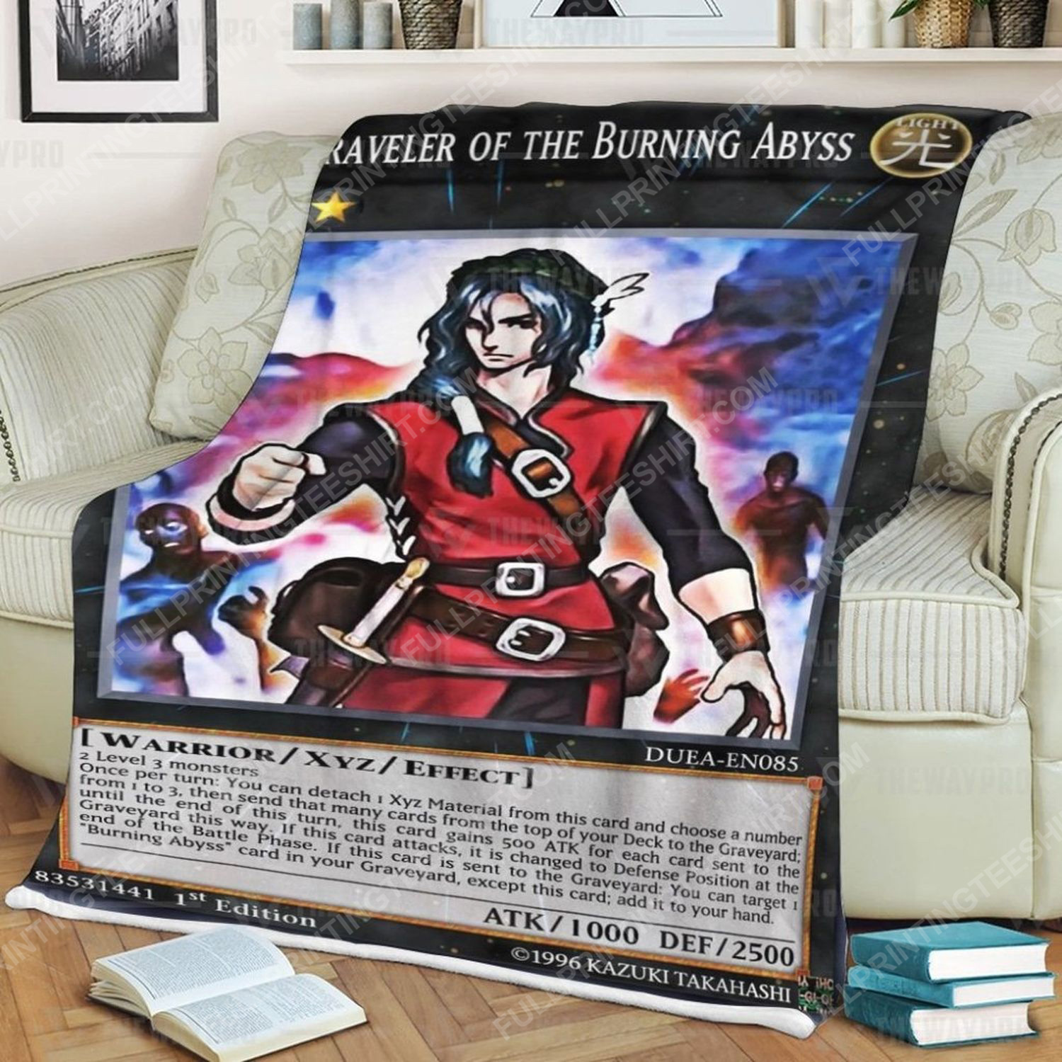 Yu Gi Oh Dante Traveler Of The Burning Abyss Soft Blanket Yu Gi Oh Dante Traveler Of The Burning Abyss Soft Blanket