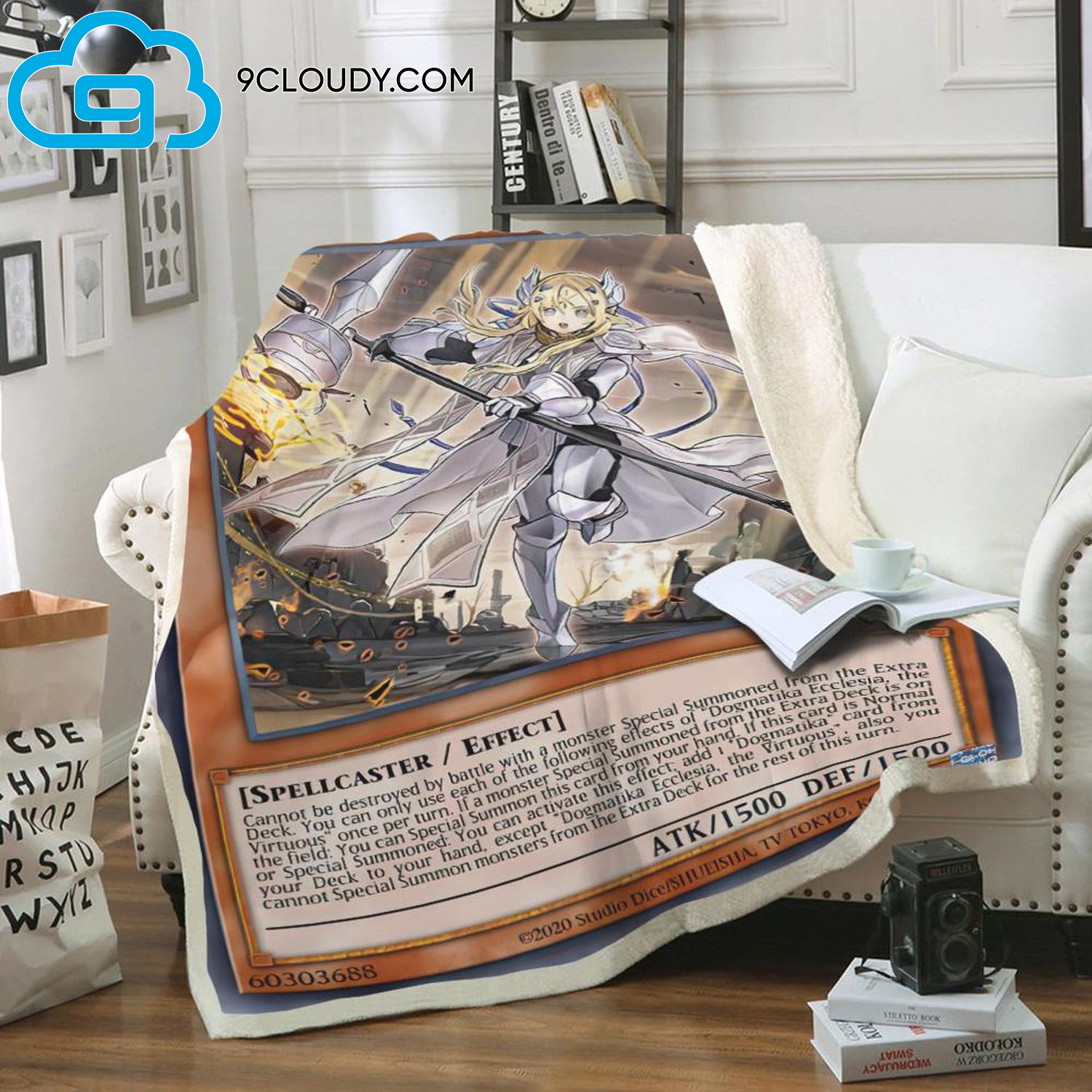 Yu Gi Oh Dogmatika Ecclesia The Virtuous Full Print Soft Blanket Yu Gi Oh Dogmatika Ecclesia The Virtuous Full Print Soft Blanket