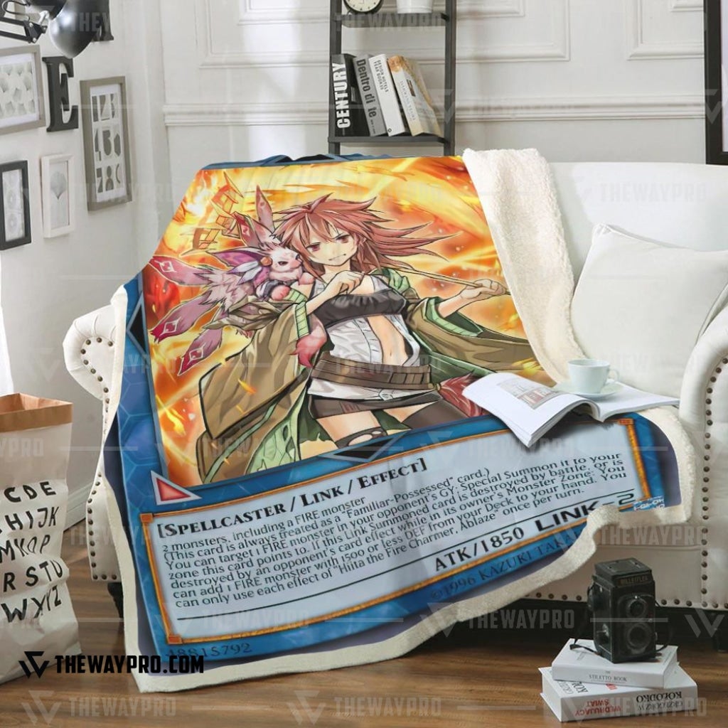 Yu Gi Oh Hiita The Fire Charmer Ablaze Blanket Yu Gi Oh Hiita The Fire Charmer Ablaze Blanket