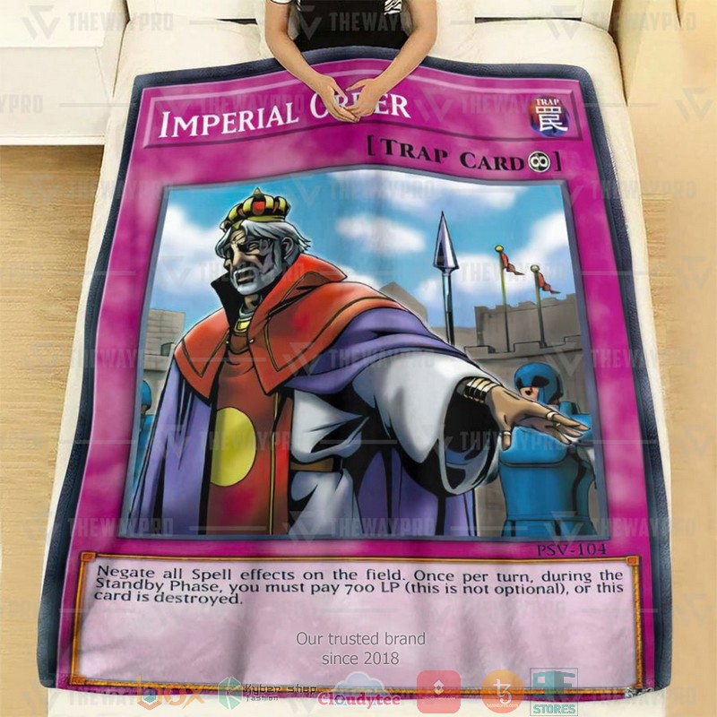 Yu Gi Oh Imperial Order Soft Blanket Yu Gi Oh Imperial Order Soft Blanket