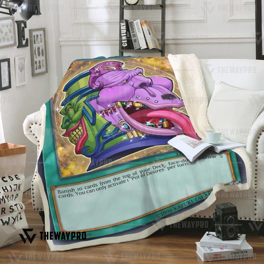 Yu Gi Oh Pot Of Desires Blanket Yu Gi Oh Pot Of Desires Blanket