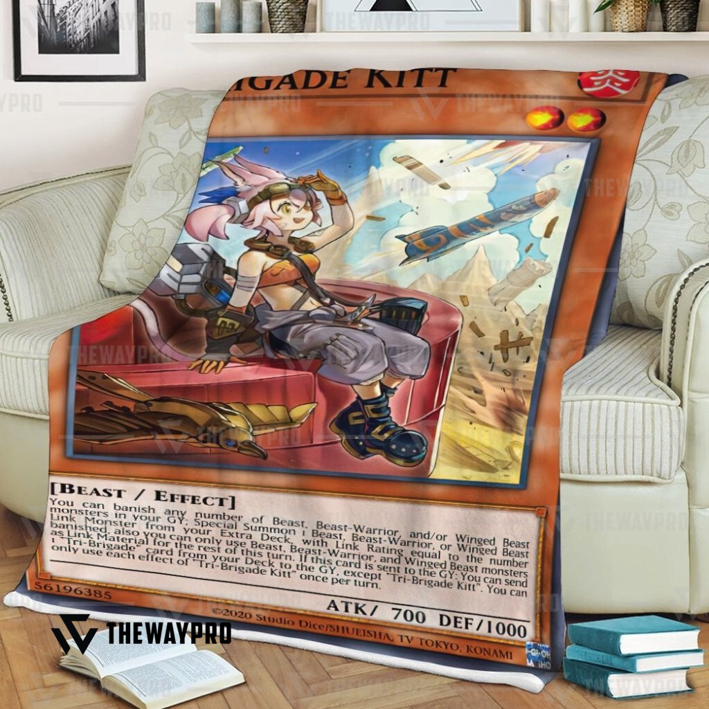 Yu Gi Oh Tri Brigade Kitt Blanket Yu Gi Oh Tri Brigade Kitt Blanket