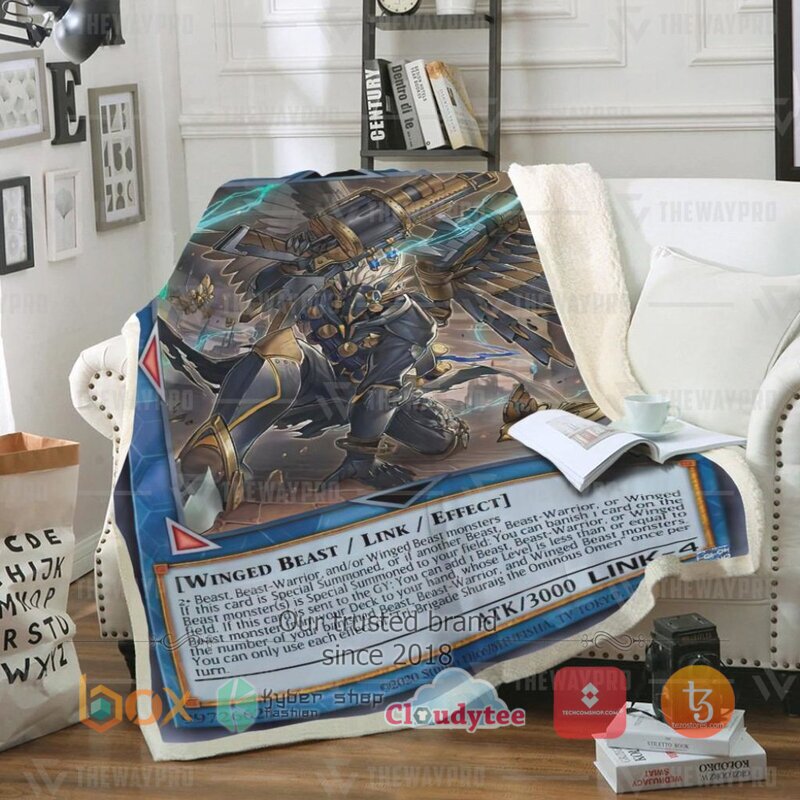 Yu Gi Oh Tri Brigade Shuraig The Ominous Omen Blanket Yu Gi Oh Tri Brigade Shuraig The Ominous Omen Blanket