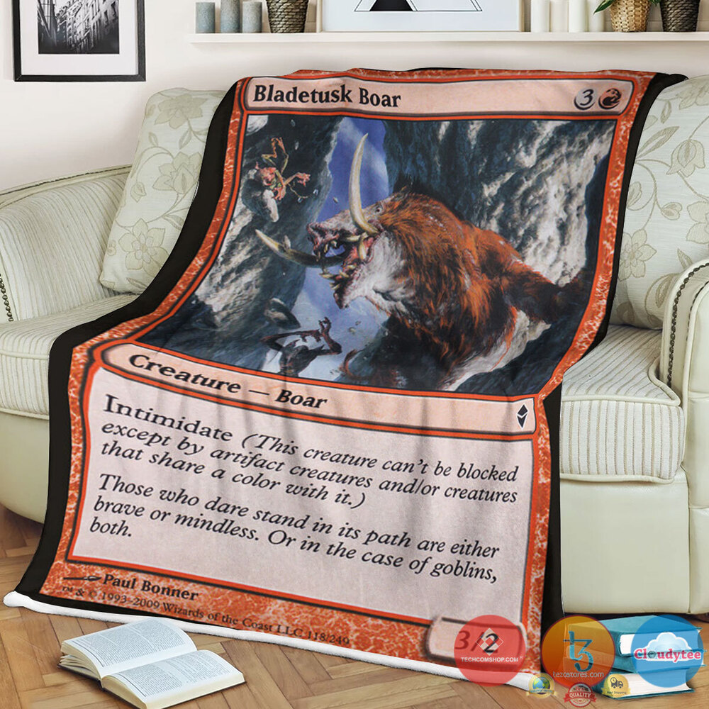 Zen 118 Bladetusk Boar Fleece Blanket Zen 118 Bladetusk Boar Fleece Blanket
