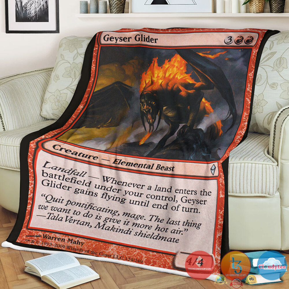 Zen 124 Geyser Glider Fleece Blanket Zen 124 Geyser Glider Fleece Blanket