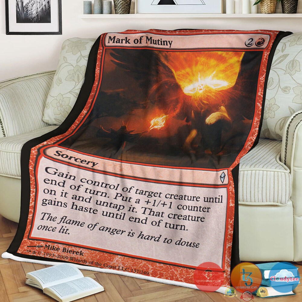 Zen 137 Mark Of Mutiny Fleece Blanket Zen 137 Mark Of Mutiny Fleece Blanket