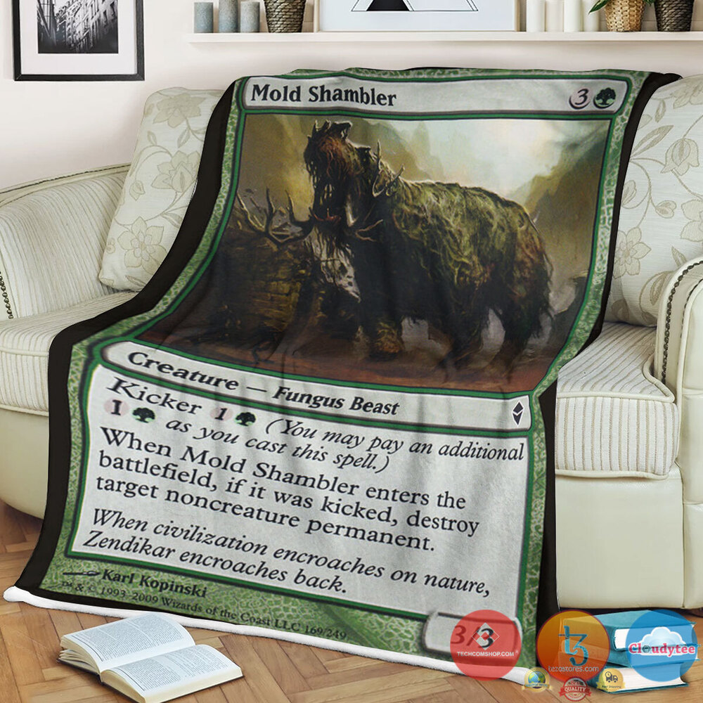 Zen 169 Mold Shambler Fleece Blanket Zen 169 Mold Shambler Fleece Blanket