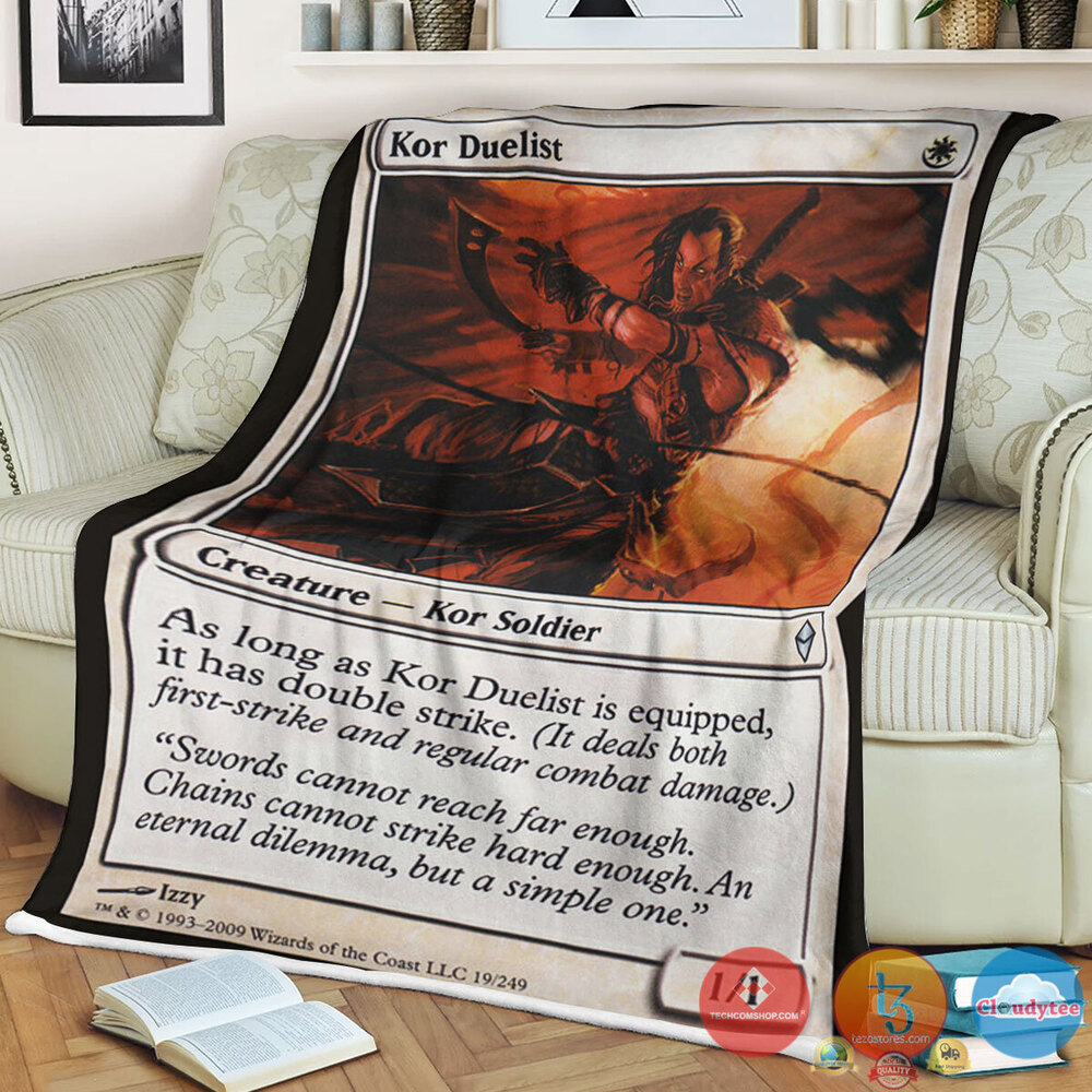 Zen 19 Kor Duelist Fleece Blanket Zen 19 Kor Duelist Fleece Blanket
