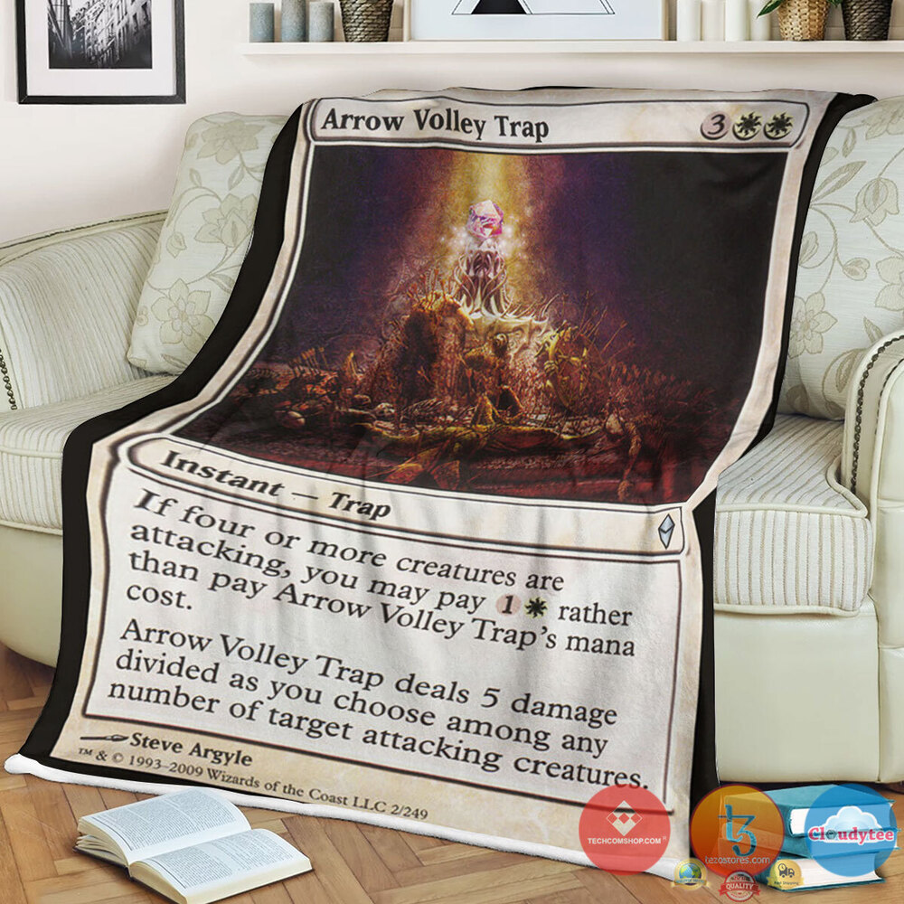 Zen 2 Arrow Volley Trap Fleece Blanket Zen 2 Arrow Volley Trap Fleece Blanket