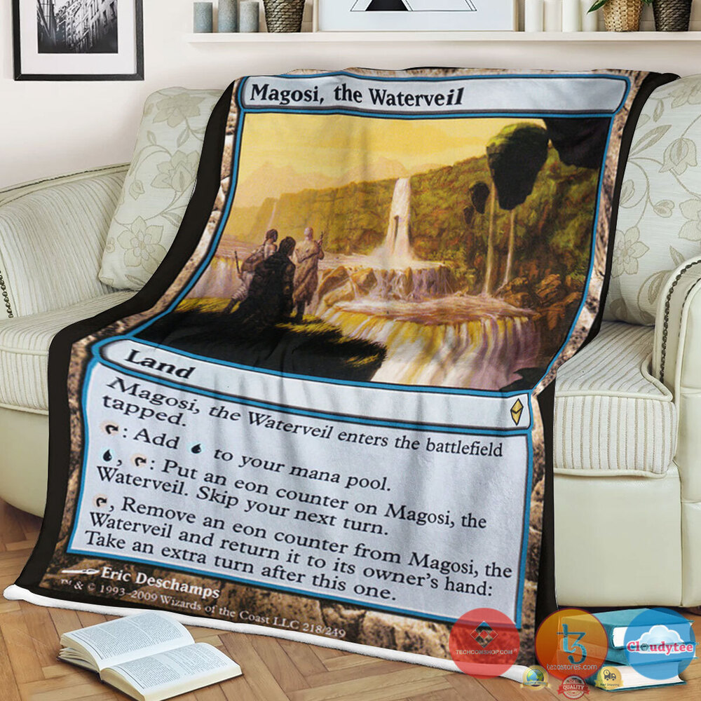 Zen 218 Magosi The Waterveil Fleece Blanket Zen 218 Magosi The Waterveil Fleece Blanket