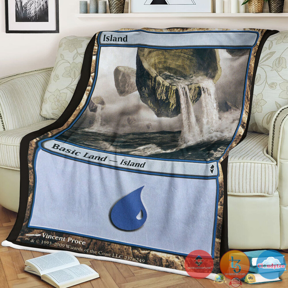 Zen 237A Island Fleece Blanket Zen 237A Island Fleece Blanket