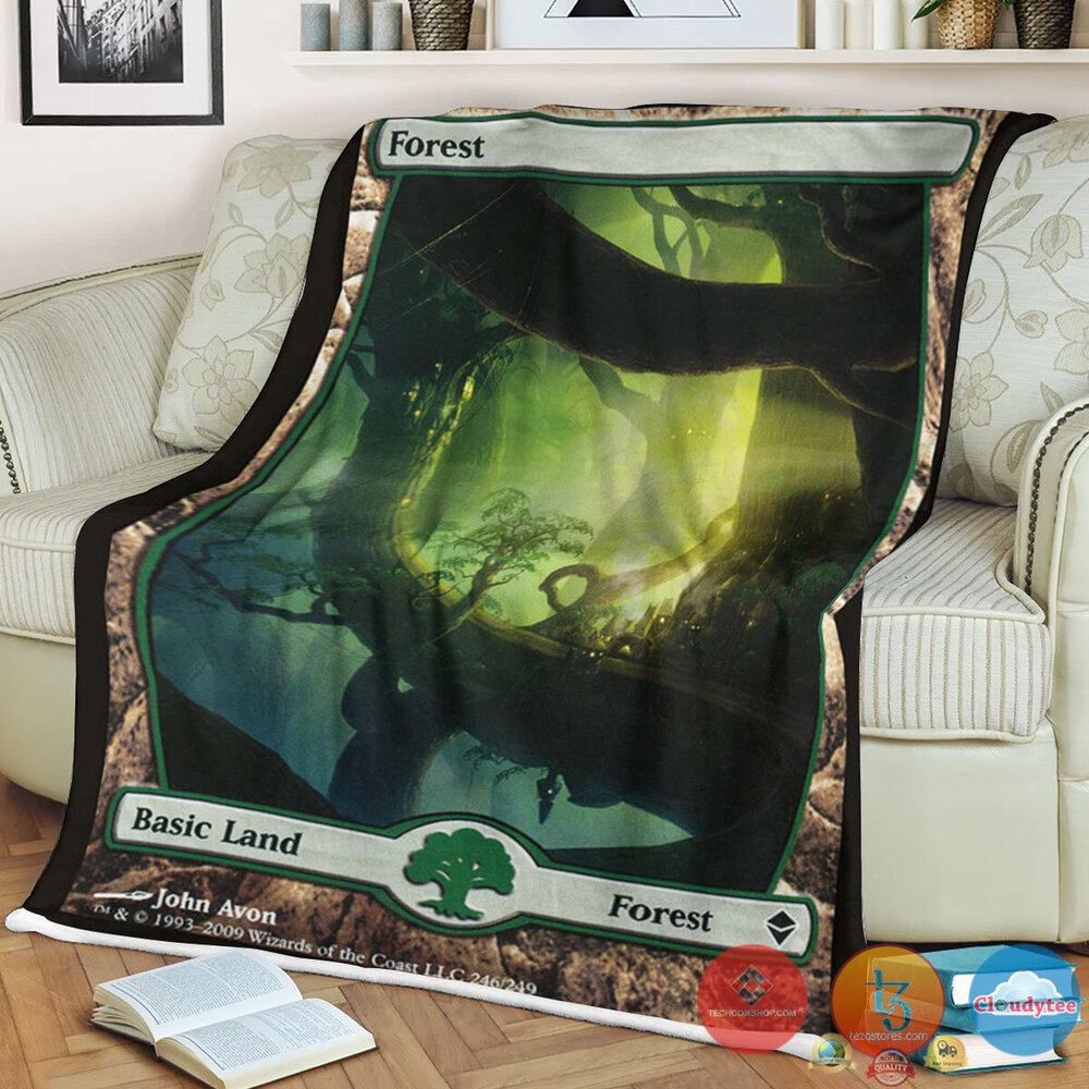 Zen 246 Forest Fleece Blanket Zen 246 Forest Fleece Blanket