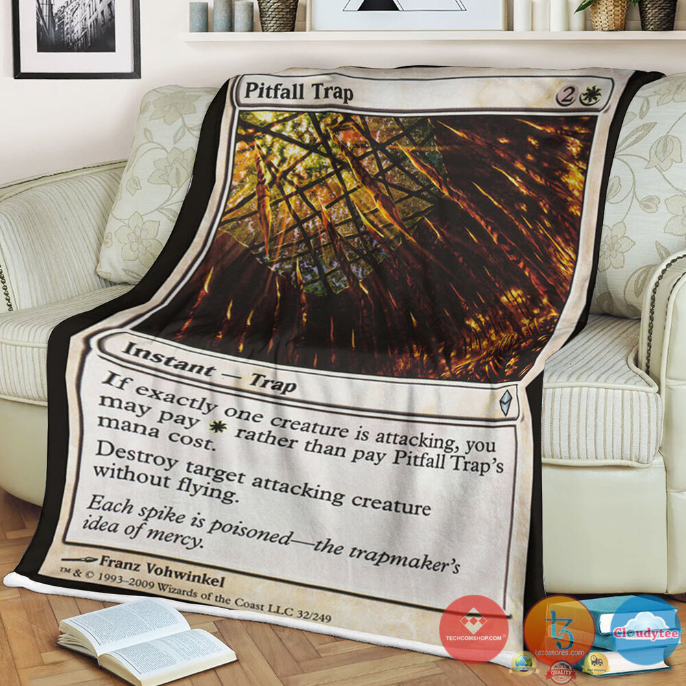 Zen 32 Pitfall Trap Fleece Blanket Zen 32 Pitfall Trap Fleece Blanket