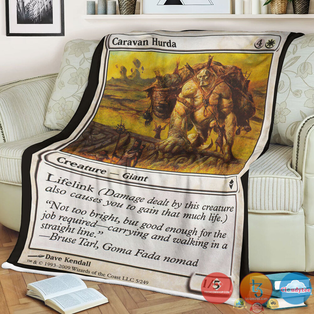 Zen 5 Caravan Hurda Fleece Blanket Zen 5 Caravan Hurda Fleece Blanket