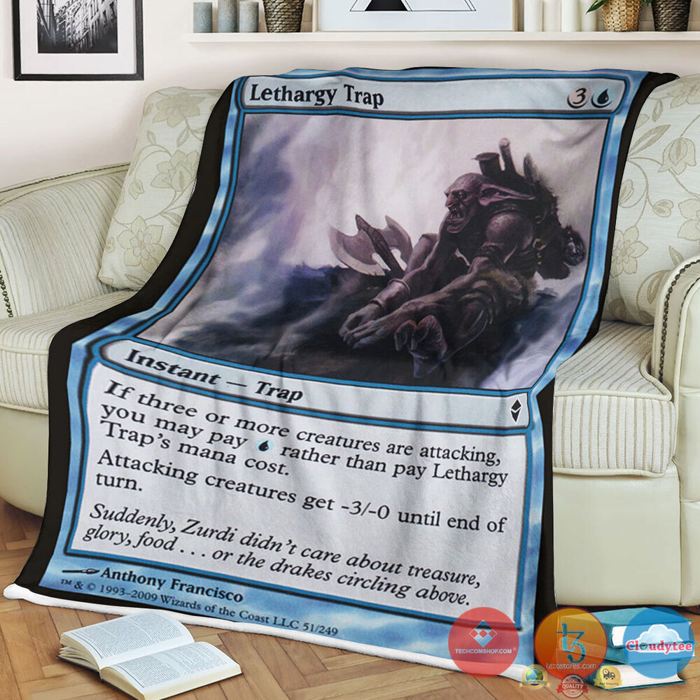 Zen 51 Lethargy Trap Fleece Blanket Zen 51 Lethargy Trap Fleece Blanket