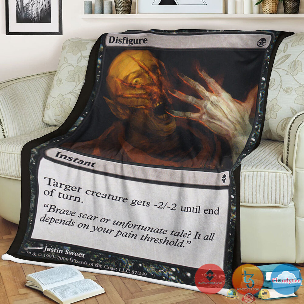 Zen 87 Disfigure Fleece Blanket Zen 87 Disfigure Fleece Blanket