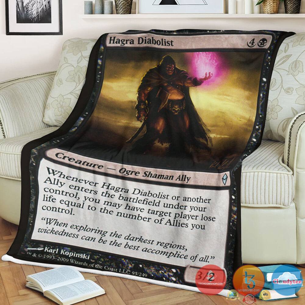 Zen 95 Hagra Diabolist Fleece Blanket Zen 95 Hagra Diabolist Fleece Blanket