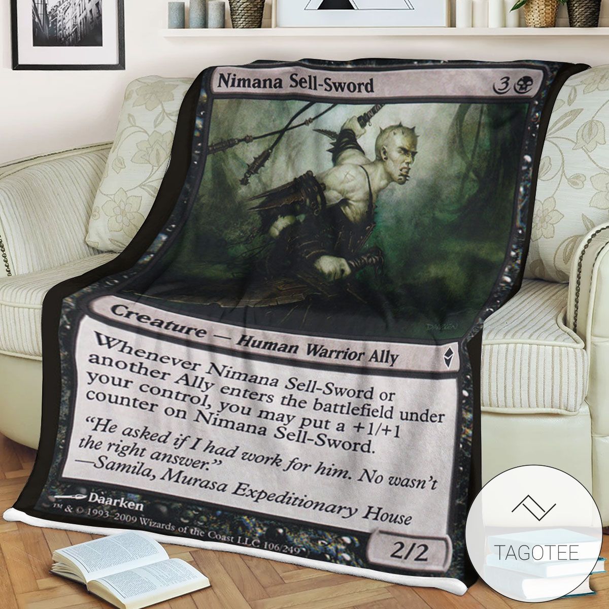 Zendikar 106 Nimana Sell Sword Mtg Blanket Zendikar 106 Nimana Sell Sword Mtg Blanket