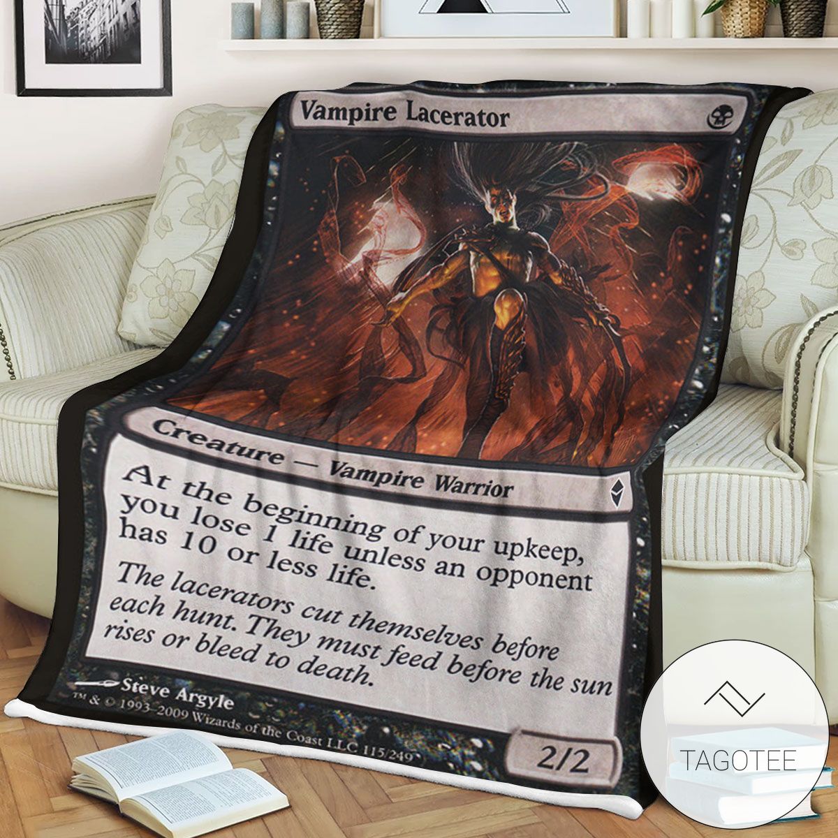 Zendikar 115 Vampire Lacerator Mtg Blanket Zendikar 115 Vampire Lacerator Mtg Blanket