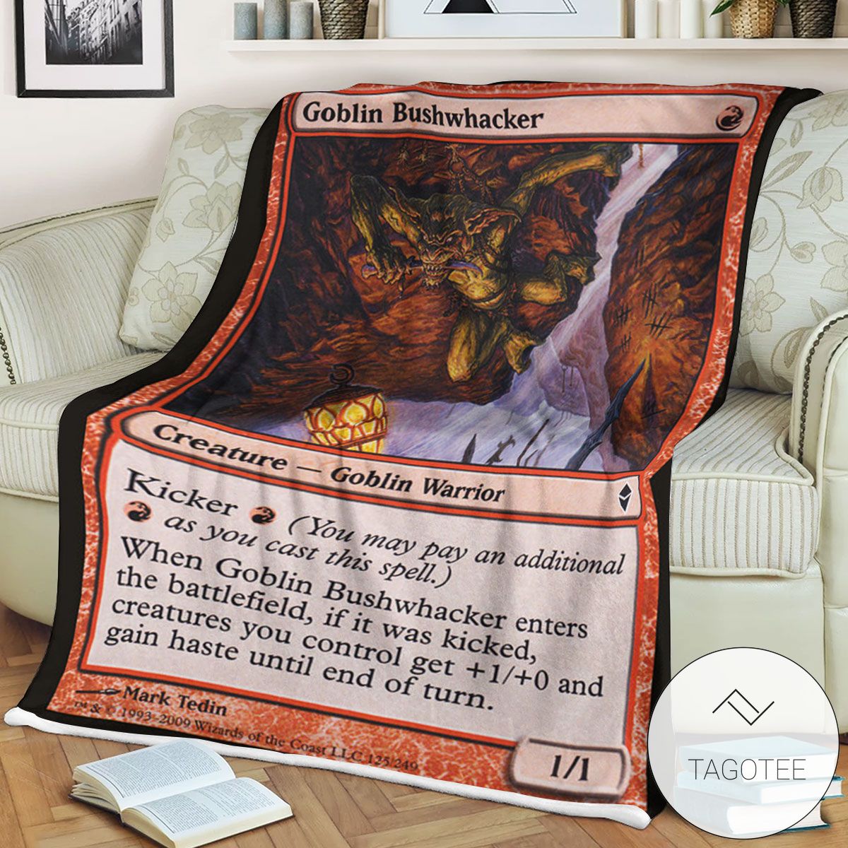 Zendikar 125 Goblin Bushwhacker Mtg Blanket Zendikar 125 Goblin Bushwhacker Mtg Blanket