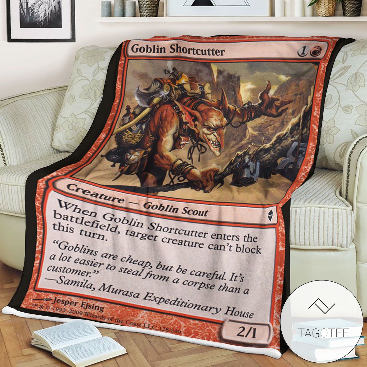 Zendikar 128 Goblin Shortcutter Mtg Blanket Zendikar 128 Goblin Shortcutter Mtg Blanket
