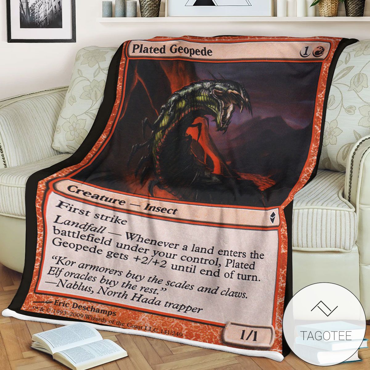 Zendikar 141 Plated Geopede Mtg Blanket Tagotee Zendikar 141 Plated Geopede Mtg Blanket Tagotee
