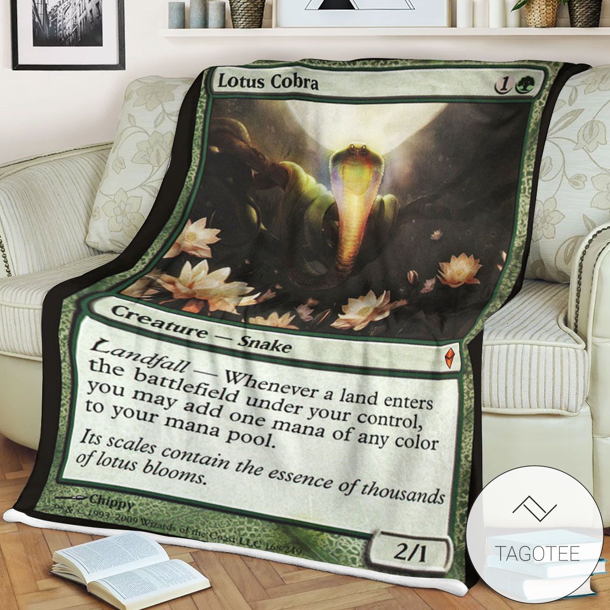 Zendikar 168 Lotus Cobra Mtg Blanket Zendikar 168 Lotus Cobra Mtg Blanket