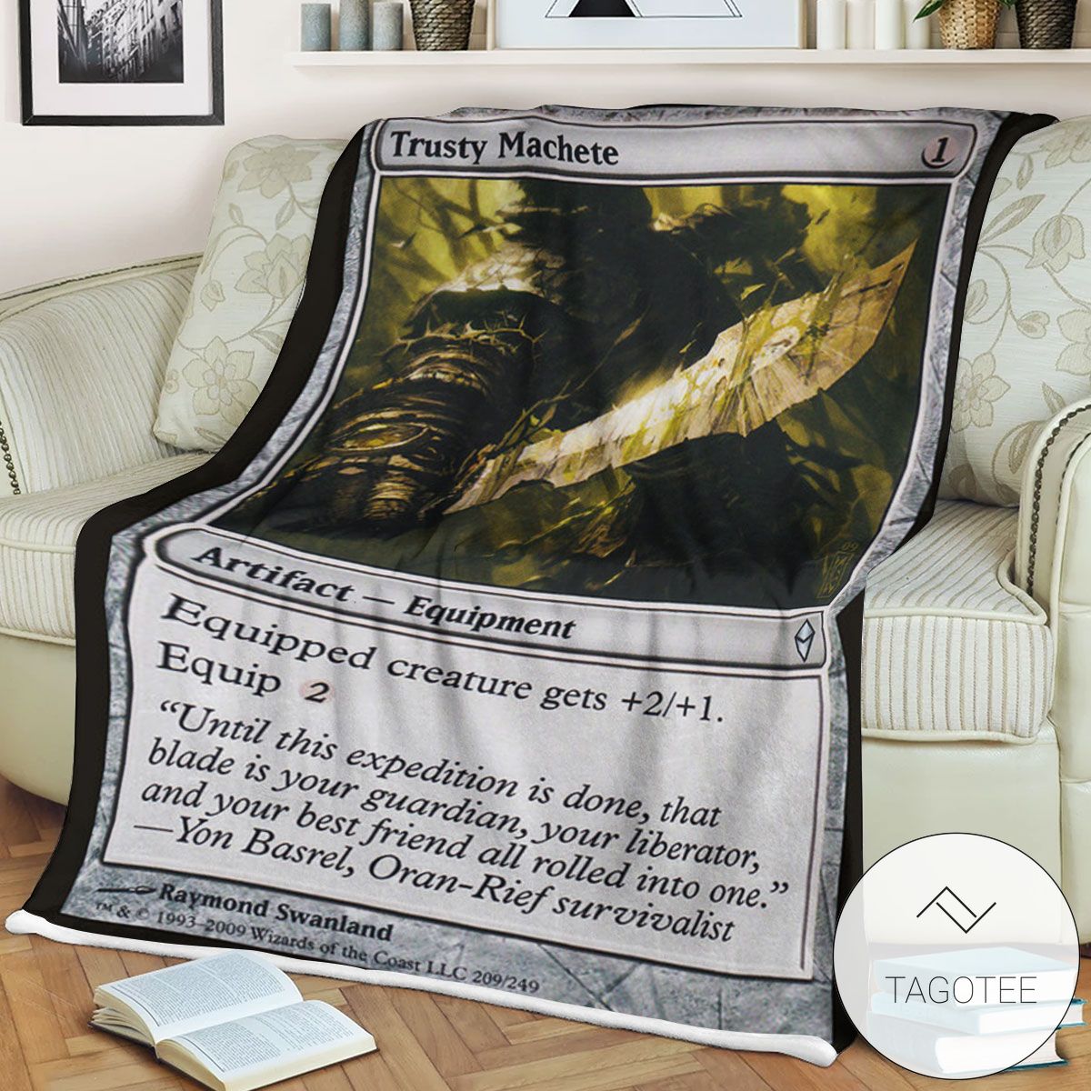 Zendikar 209 Trusty Machete Mtg Blanket Zendikar 209 Trusty Machete Mtg Blanket