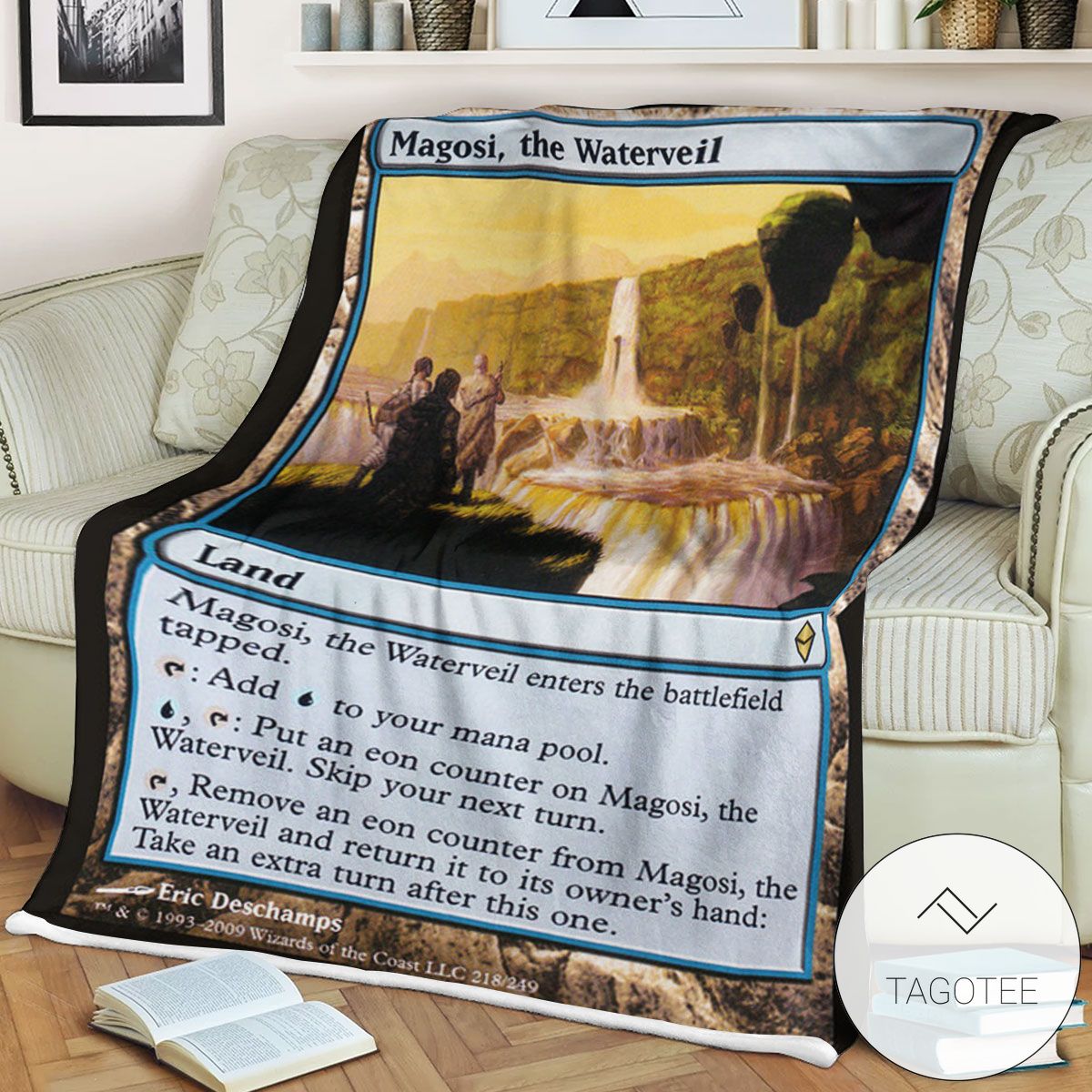 Zendikar 218 Magosi The Waterveil Mtg Blanket Zendikar 218 Magosi The Waterveil Mtg Blanket