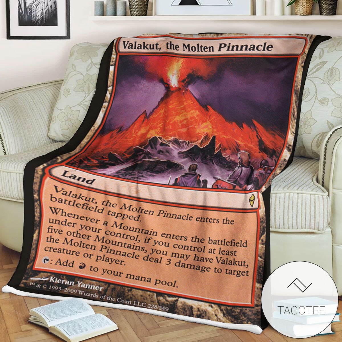 Zendikar 228 Valakut The Molten Pinnacle Mtg Blanket Zendikar 228 Valakut The Molten Pinnacle Mtg Blanket