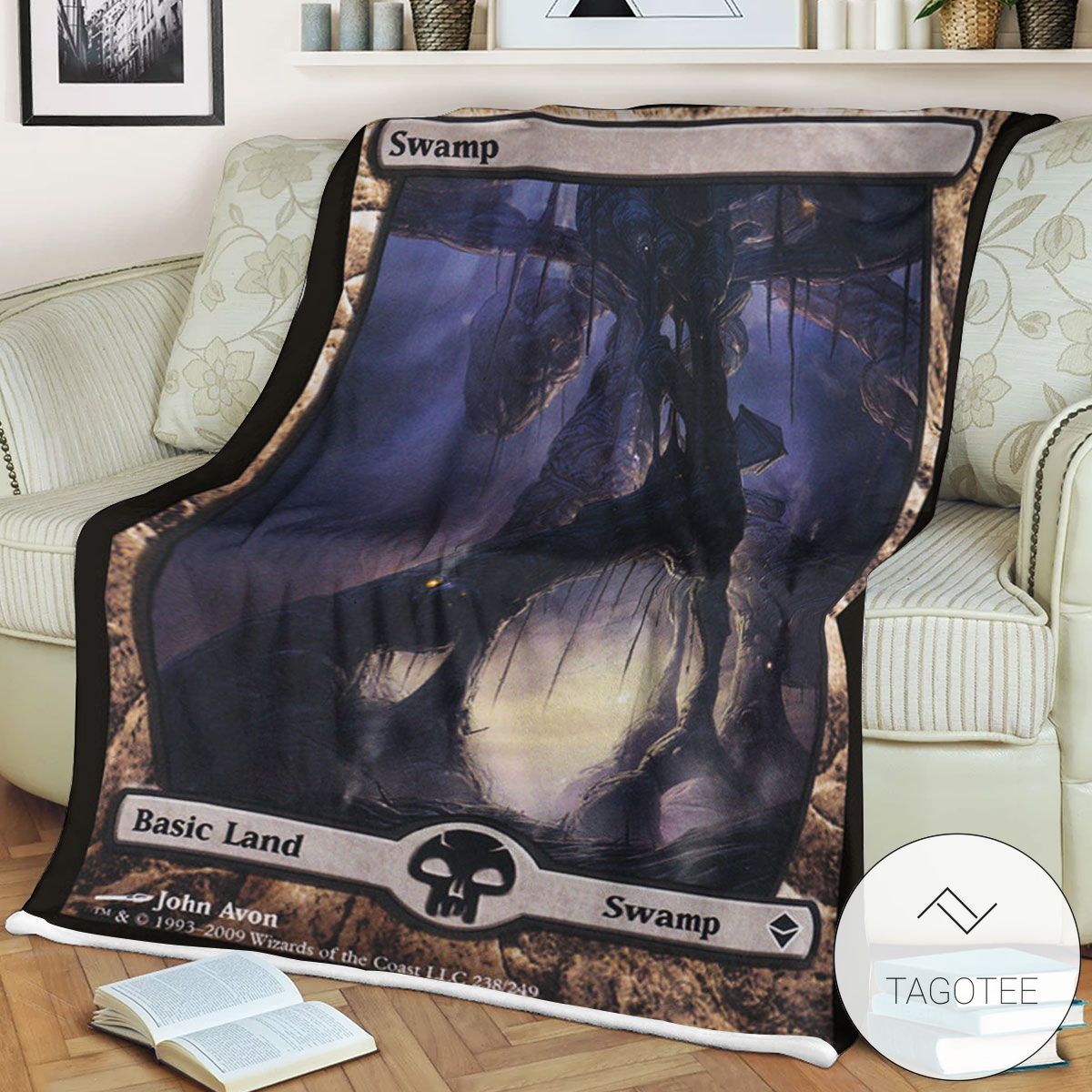 Zendikar 238 Swamp Mtg Blanket Zendikar 238 Swamp Mtg Blanket