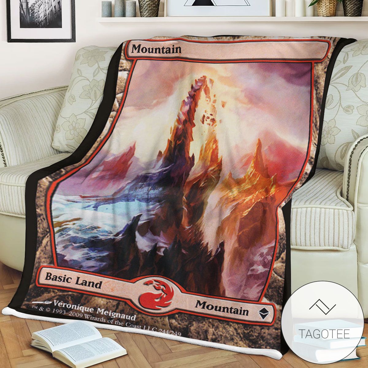 Zendikar 244 Mountain Mtg Blanket Zendikar 244 Mountain Mtg Blanket