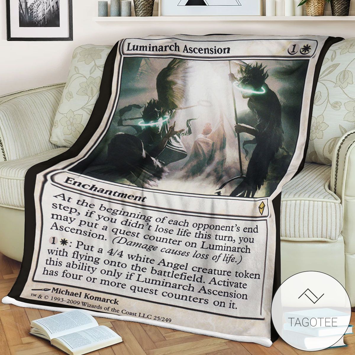 Zendikar 25 Luminarch Ascension Mtg Blanket Tagotee Zendikar 25 Luminarch Ascension Mtg Blanket Tagotee