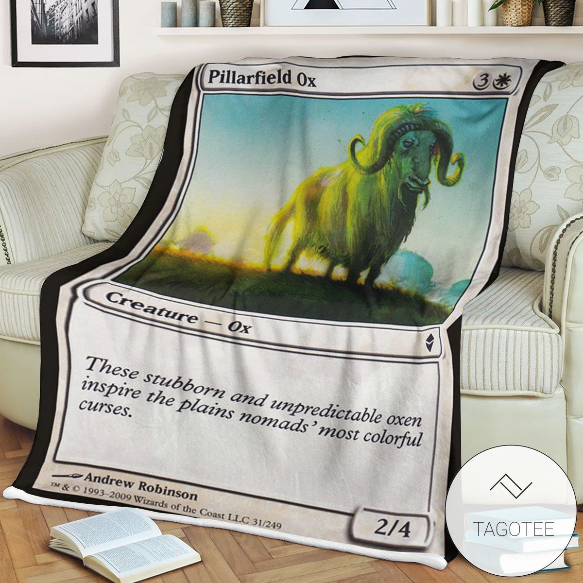 Zendikar 31 Pillarfield Ox Mtg Blanket Zendikar 31 Pillarfield Ox Mtg Blanket