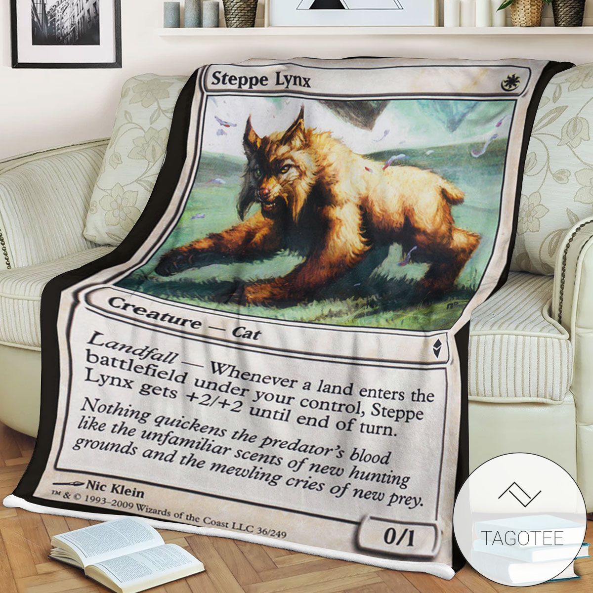 Zendikar 36 Steppe Lynx Mtg Blanket Tagotee Zendikar 36 Steppe Lynx Mtg Blanket Tagotee